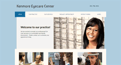 Desktop Screenshot of kenmoreeyecare.com